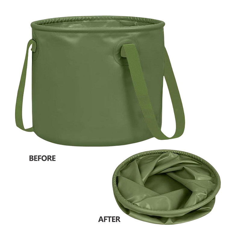 Danoz Camping⛺13L Travel Camping Folding Bucket Portable Barbecue Picnic Storage Fishing Bucket