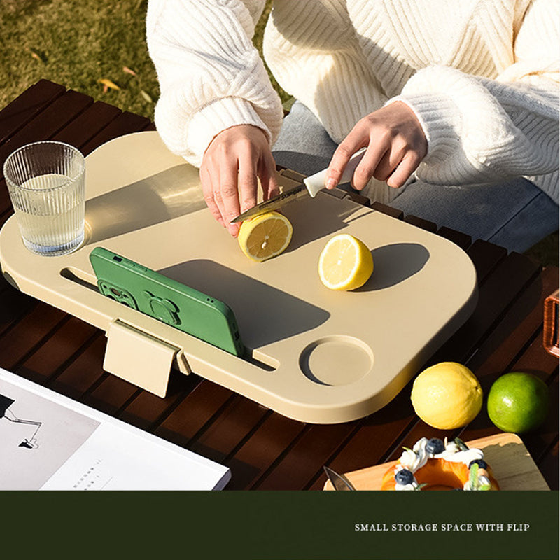 Danoz Direct - 3 In 1 Folding Camping⛺ Storage Box Outdoor Food Fruit Container Picnic Table Basket