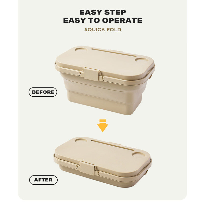 Danoz Outdoors - 2IN1 Portable Folding Picnic Basket Tour Storage Baskets Outdoor Basket With Lid