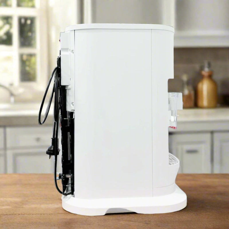 Danoz Direct - Luxurious White Hot and Cold Benchtop Water Cooler - LG Compressor