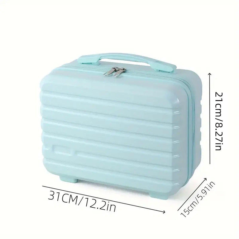 Danoz Travel - Portable 14 Inch Suitcase Mini Small Travel Storage Hand Gift Box - White