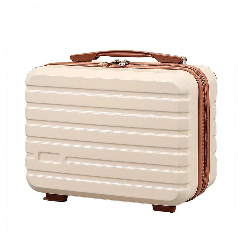 Danoz Travel - Portable 14 Inch Suitcase Mini Small Travel Storage Hand Gift Box - White