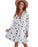 Azura Exchange V Neck Star Pattern Tunic Dress - M