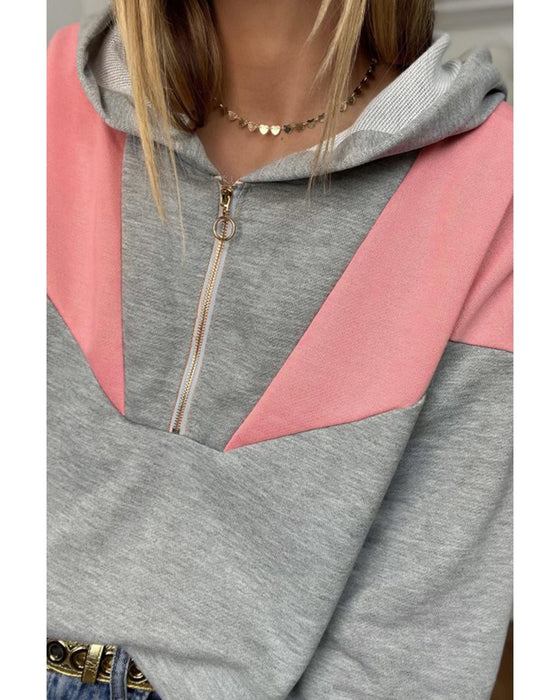 Azura Exchange Colorblock Pullover Hoodie - L