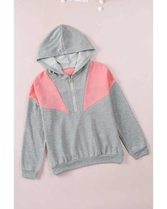 Azura Exchange Colorblock Pullover Hoodie - M