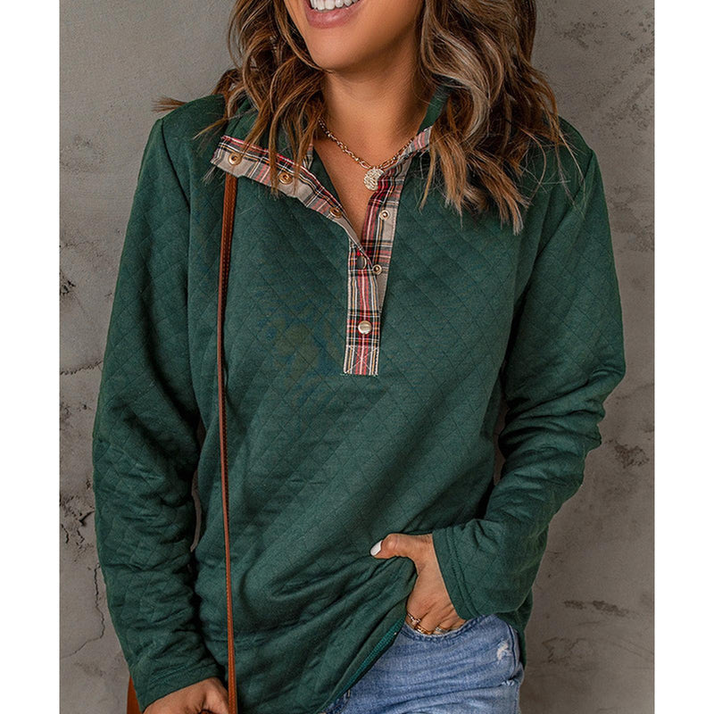 Danoz Direct - Azura Exchange Geometric Texture Sweatshirt - S