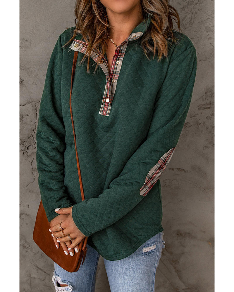 Danoz Direct - Azura Exchange Geometric Texture Sweatshirt - S