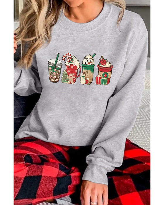 Azura Exchange Christmas Graphic Sweatshirt - M