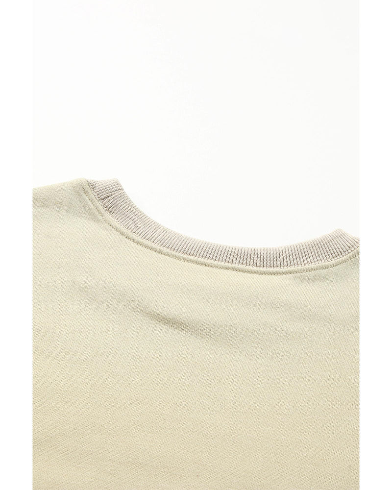 Azura Exchange Plain Crew Neck Pullover Sweatshirt - L