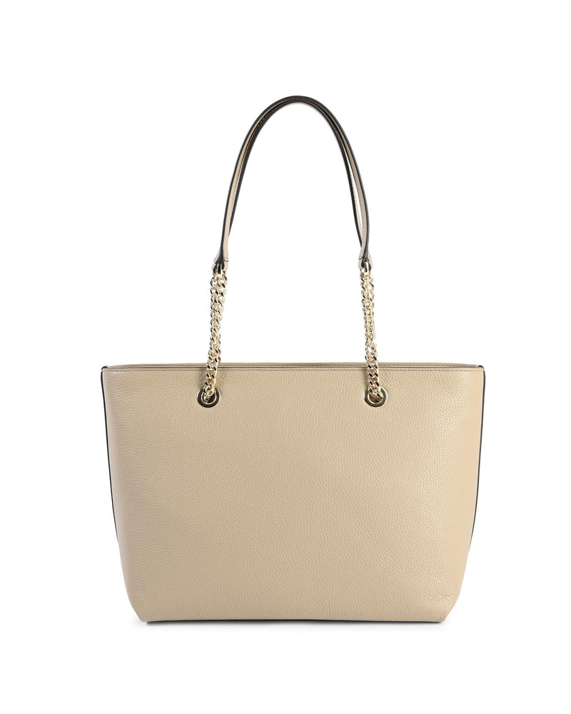 Danoz Fashion - Michael Kors Leather Front Zip Tote Bag - One Size