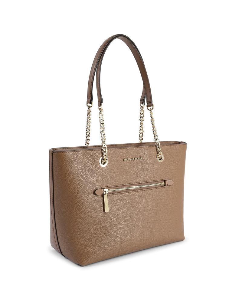 Danoz Fashion - Michael Kors - Leather Front Zip Tote Bag - One Size