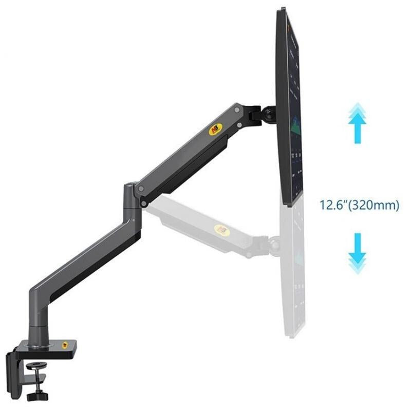 Danoz Smart - Adjustable Aluminum Monitor Holder mount - Rotatable 22-40 Inches