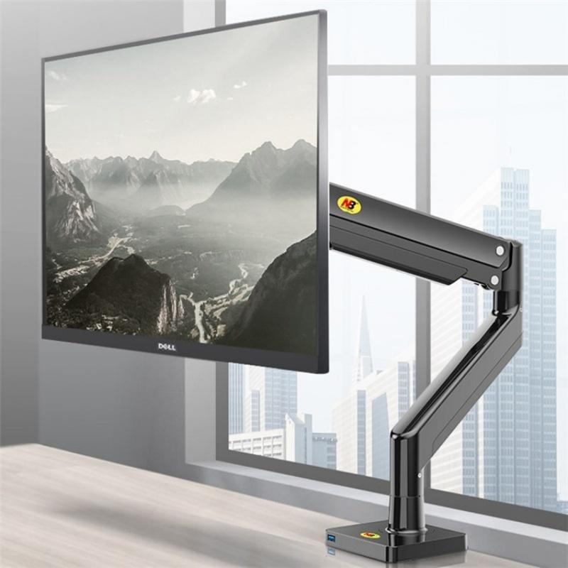 Danoz Smart - Adjustable Aluminum Monitor Holder mount - Rotatable 22-40 Inches