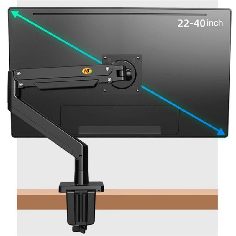 Danoz Smart - Adjustable Aluminum Monitor Holder mount - Rotatable 22-40 Inches