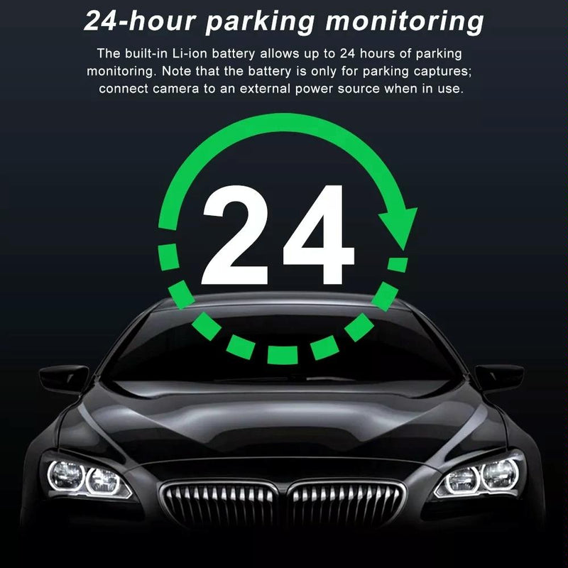 Danoz Direct - Hd Dual Camera Car Dash Cam with Infrared Night Vision