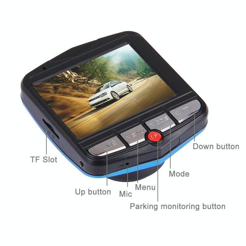 Danoz Direct - 2.4 LCD Car DVR Camcorder with 480p Video & Voice Recording