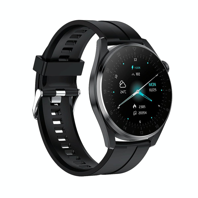 Danoz Smart - Waterproof Silicone Smartwatch With Colour Display - Black