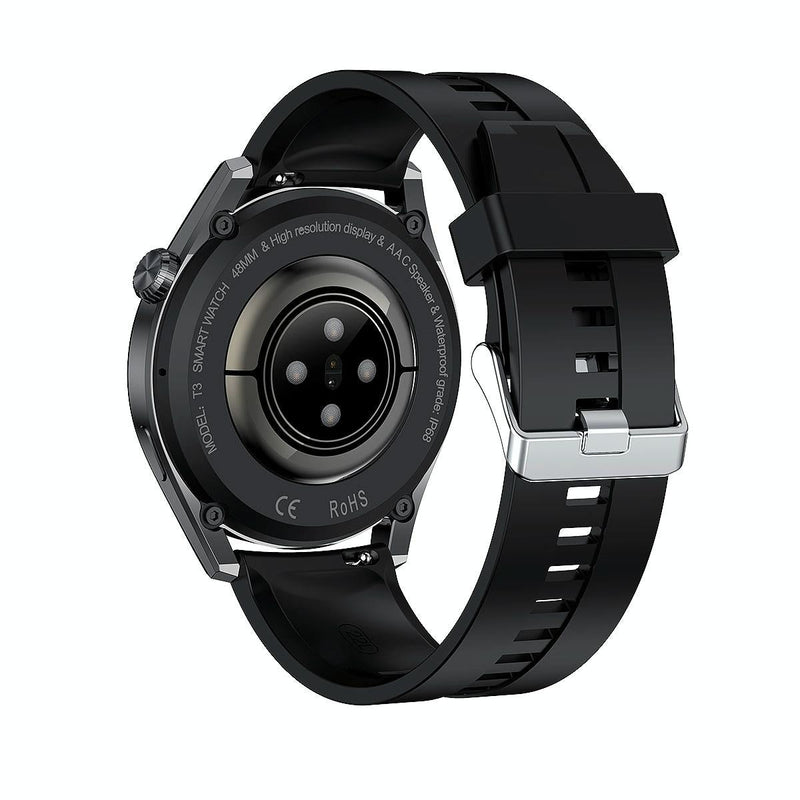 Danoz Smart - Waterproof Silicone Smartwatch With Colour Display - Black