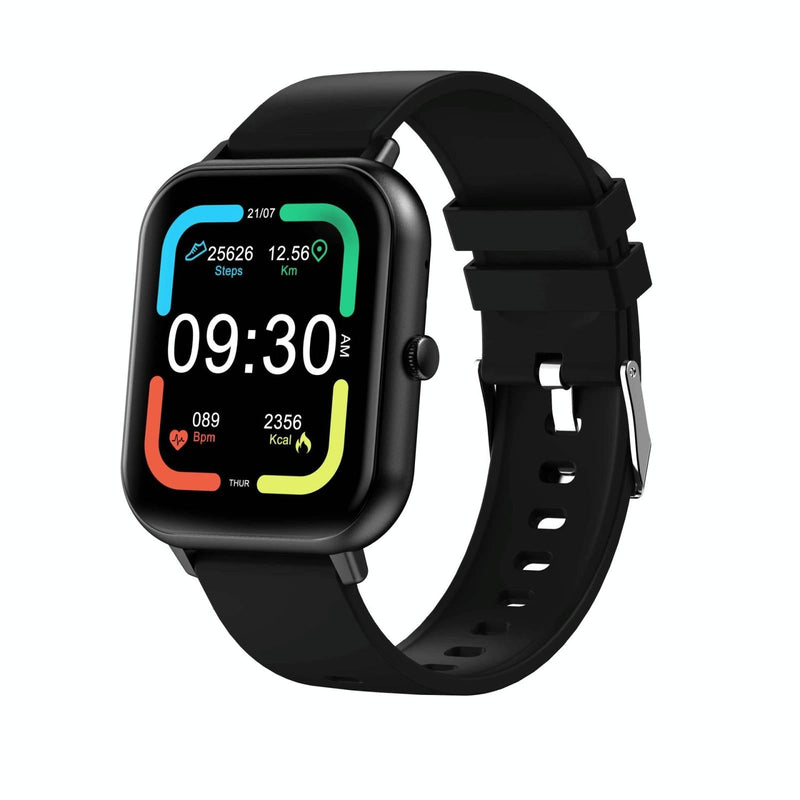 Danoz Smart - 1.83 Inch Touch Screen Ai Voice Heart Rate / Blood Oxygen / Blood Pressure / Sleep Monitoring Bluetooth Smartwatch - Black