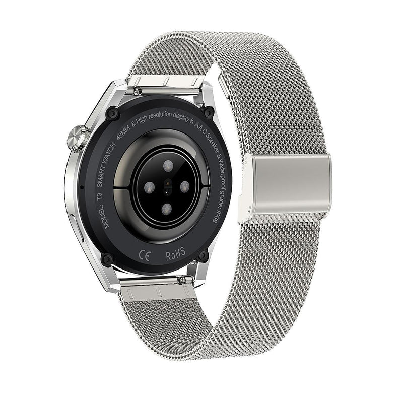 Danoz Smart - Waterproof Steel Smartwatch With Colour Screen - Ip68 - Black