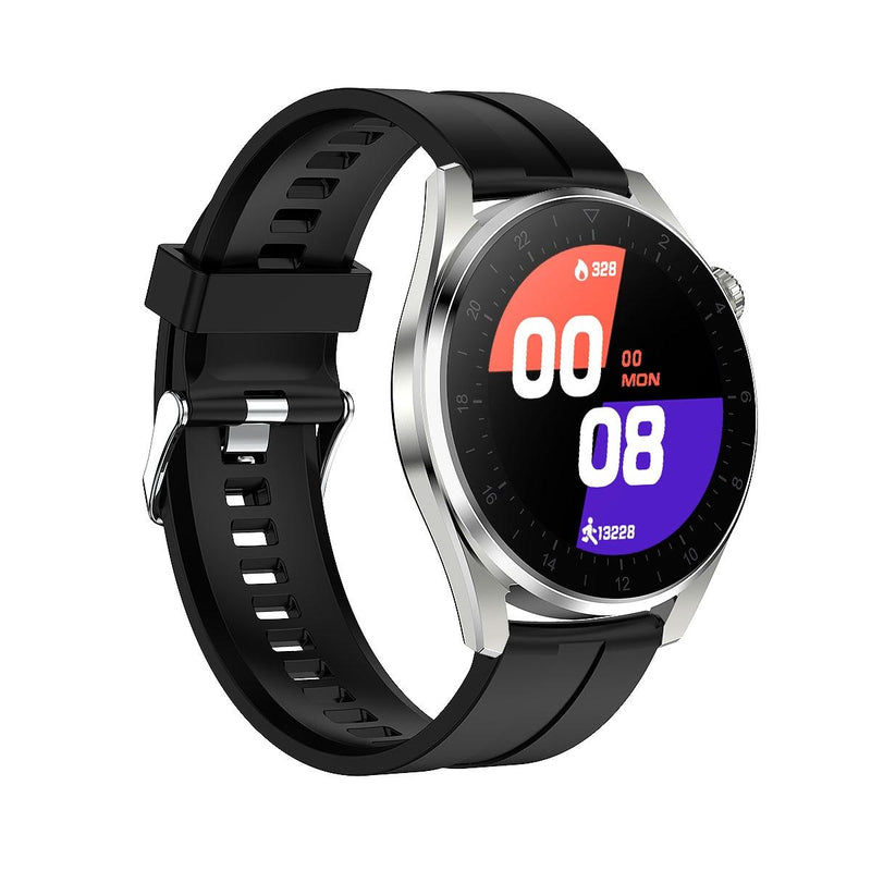 Danoz Smart - Waterproof Silicone Smartwatch With Colour Display - Silver