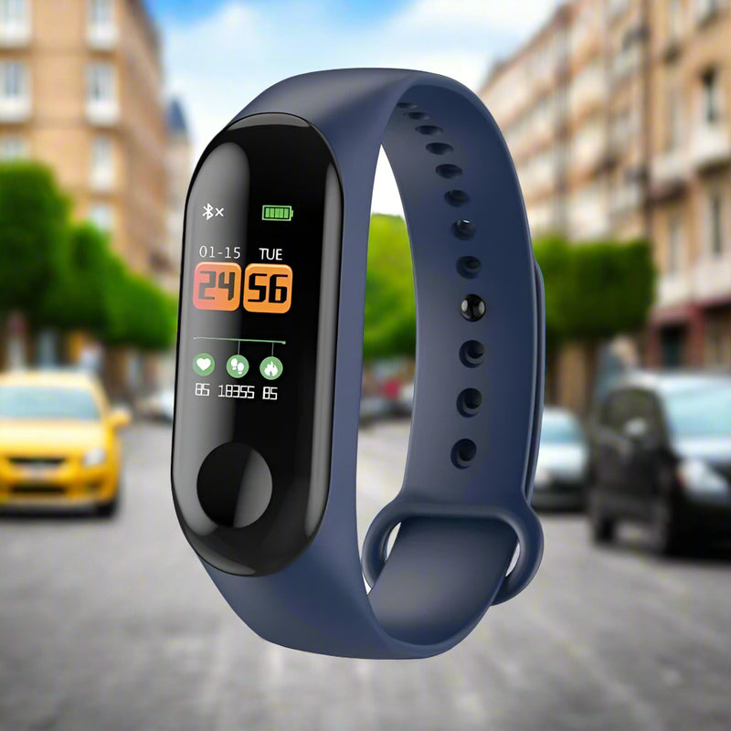 Danoz Smart - Waterproof Smartwatch With Call Reminder And Health Monitoring - Blue