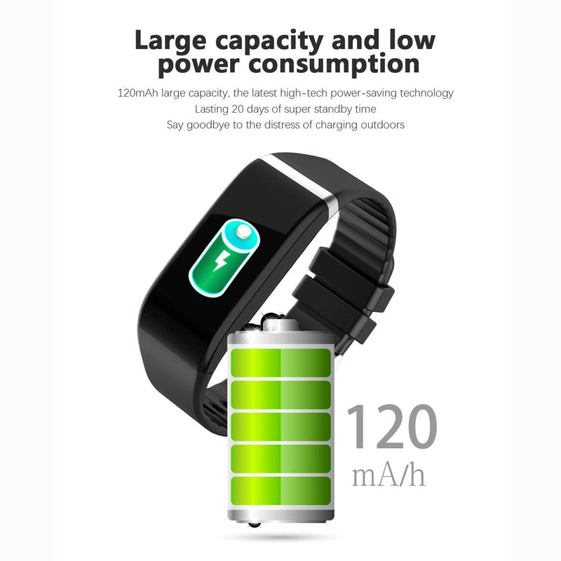 Danoz Smart - Smartwatch With Call Reminder And Health Monitoring - Waterproof - Black