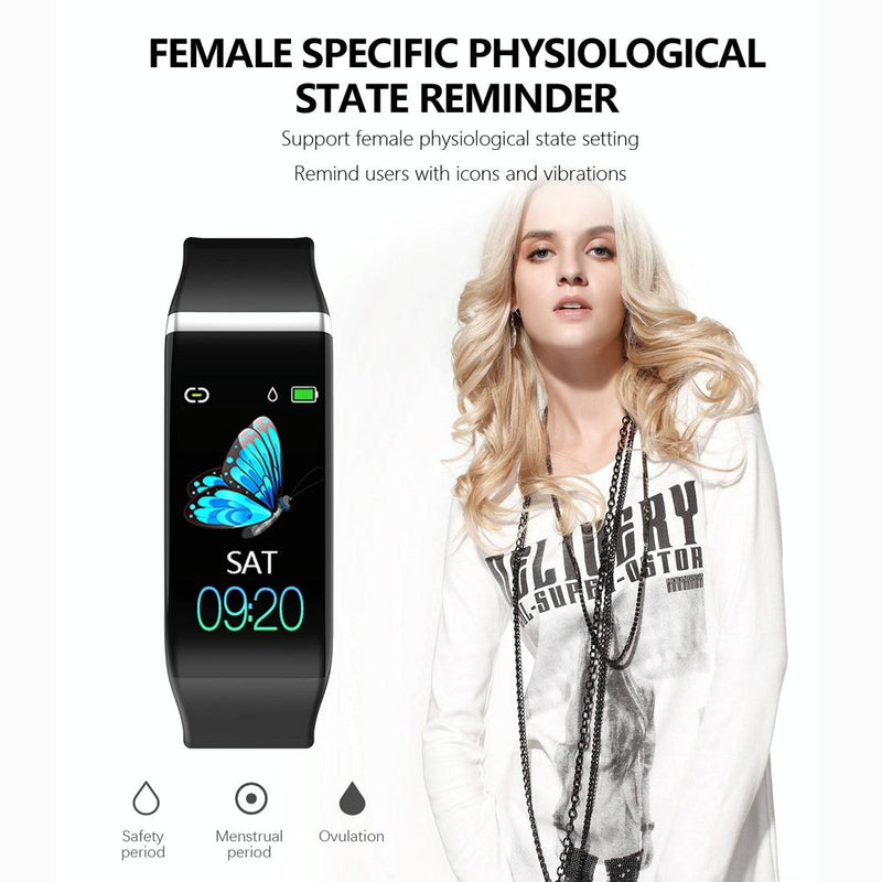 Danoz Smart - Smartwatch With Call Reminder And Health Monitoring - Waterproof - Black