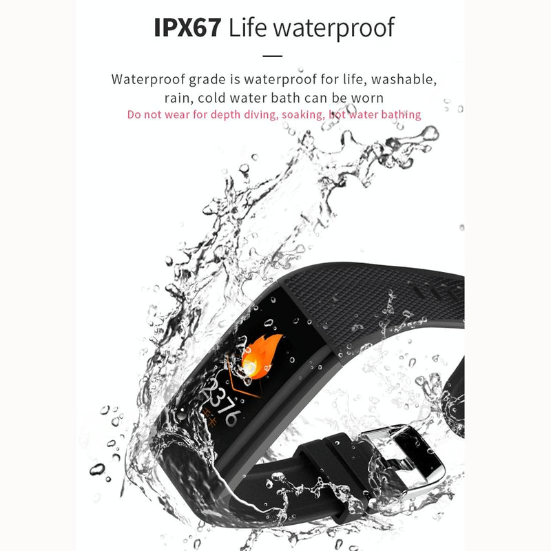 Danoz Smart - Waterproof Touch Screen Smartwatch - Ipx67 - Blue