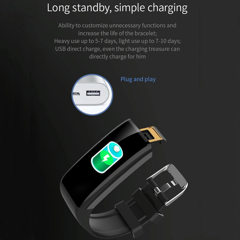 Danoz Smart - Waterproof Touch Screen Smartwatch - Ipx67 - Blue