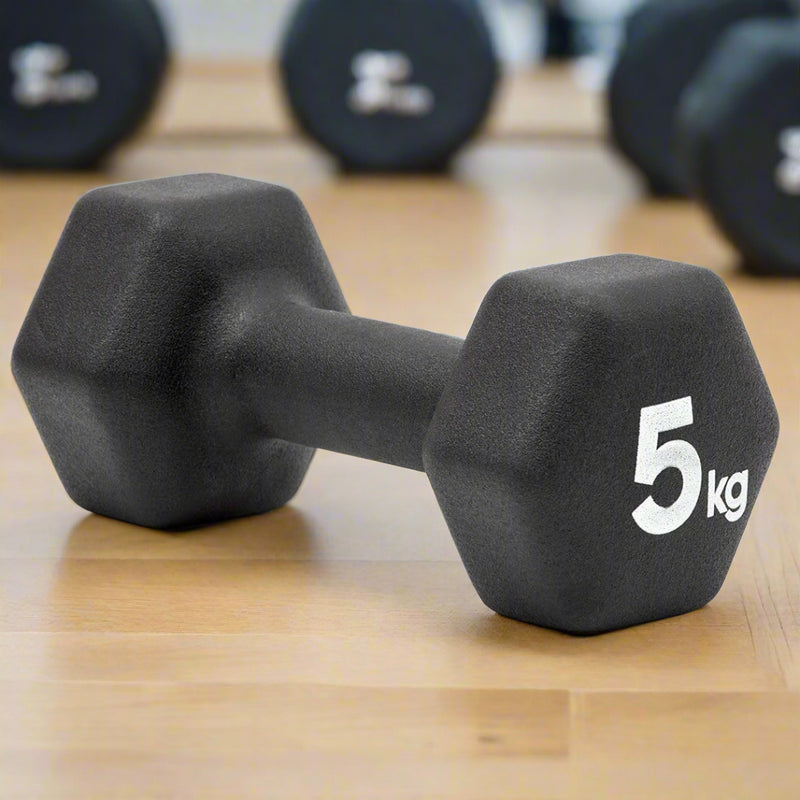 Danoz Fitness - 2pc Adidas Hex Dumbbells Gym Training Fitness Weight Lifting Sport Workout - Incl. Delivery