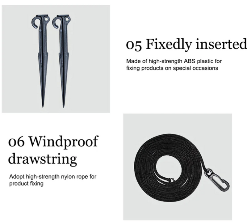 Danoz Xmas🎅 320cm Xmas Father Christmas Charm Santa Sleigh With Reindeer + LED Lights Inflatable