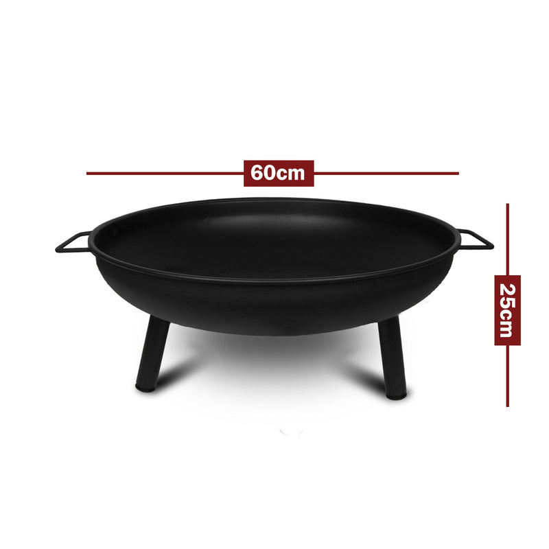 Danoz OutdoorSmart - Portable Outdoor Fire Pit Fireplace Open Patio Heater Garden Plant Bowl Steel