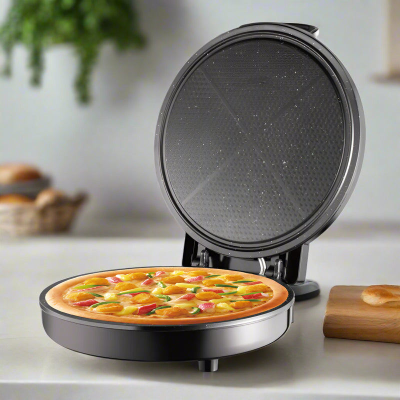 Danoz Kitchen - Electric Baking Pan, Pizza maker, Multi Purpose Roti maker, tortilla and crepe maker for every kitchen