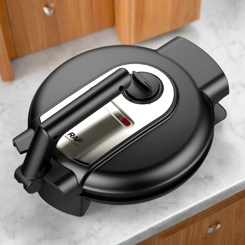 Danoz Kitchen - Electric Roti Maker ,chapati, pizza,tortilla bread maker Double-Sided Heating