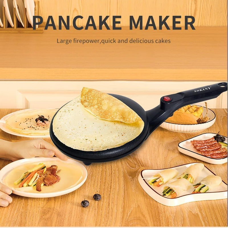 Danoz Kitchen - Electric Crepe Maker Frying Griddle Non Stick Pancake maker Baking Pan