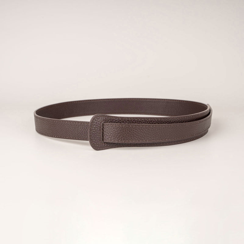 Danoz Fashion - Original Peroz Ida Women's Brown Leather Knot Belt