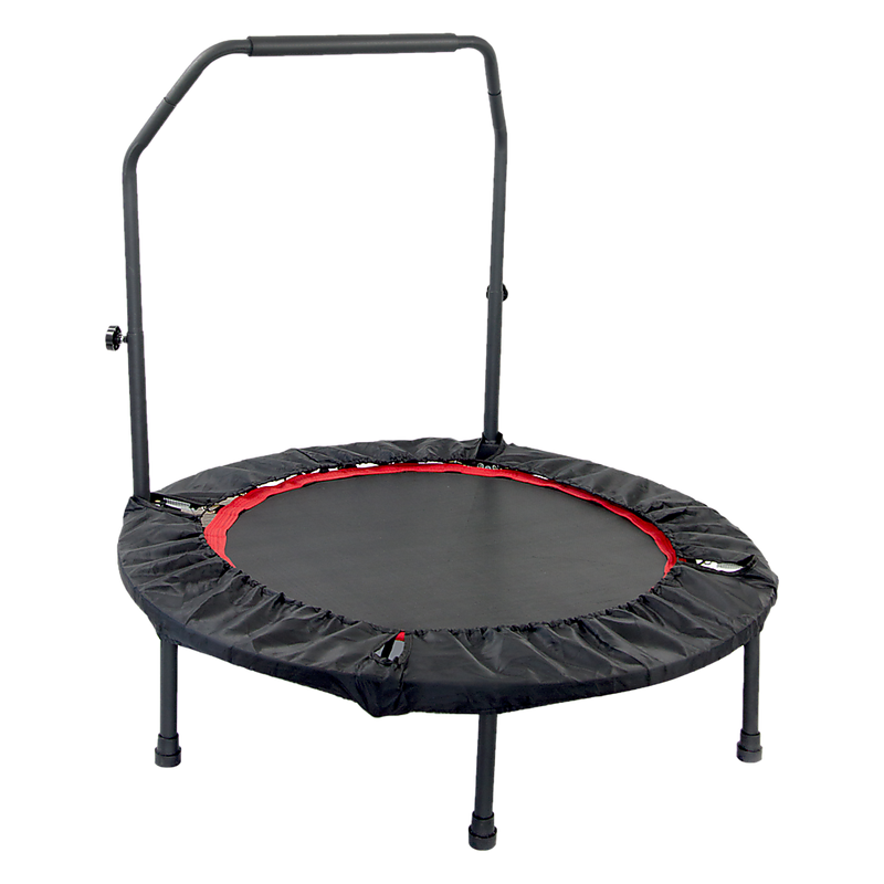 Danoz Fitness - Mini Rebounder Trampoline With Handle Rail - Inc. Delivery