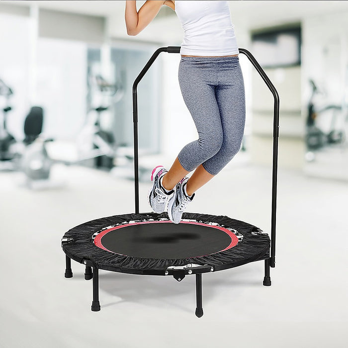 Danoz Fitness - Mini Rebounder Trampoline With Handle Rail - Inc. Delivery