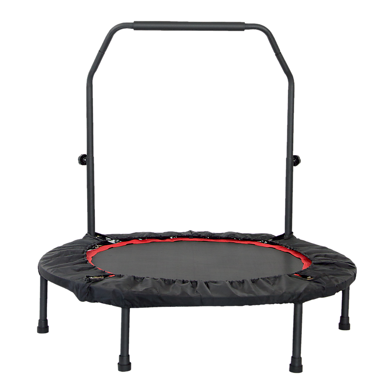 Danoz Fitness - Mini Rebounder Trampoline With Handle Rail - Inc. Delivery