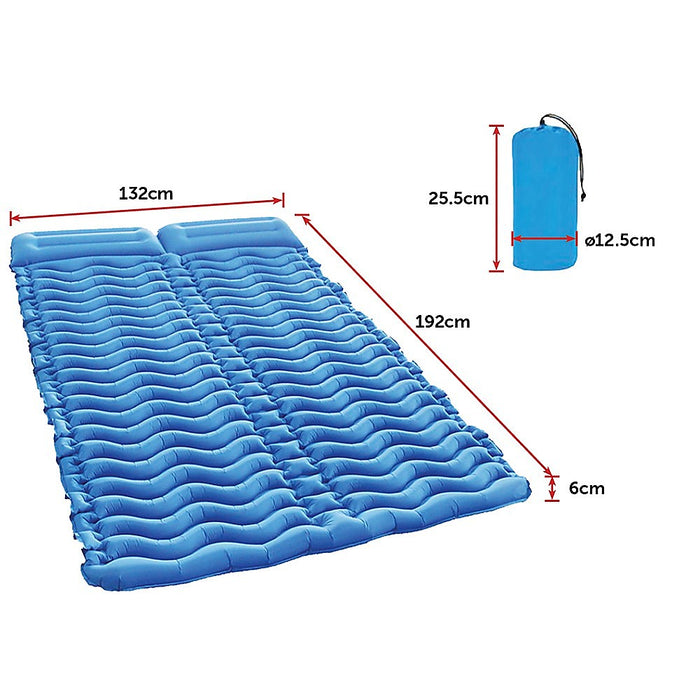 Danoz Camping ⛺ Double Two-person Camping Sleeping Pad - Top Quality - Inc. Deliver