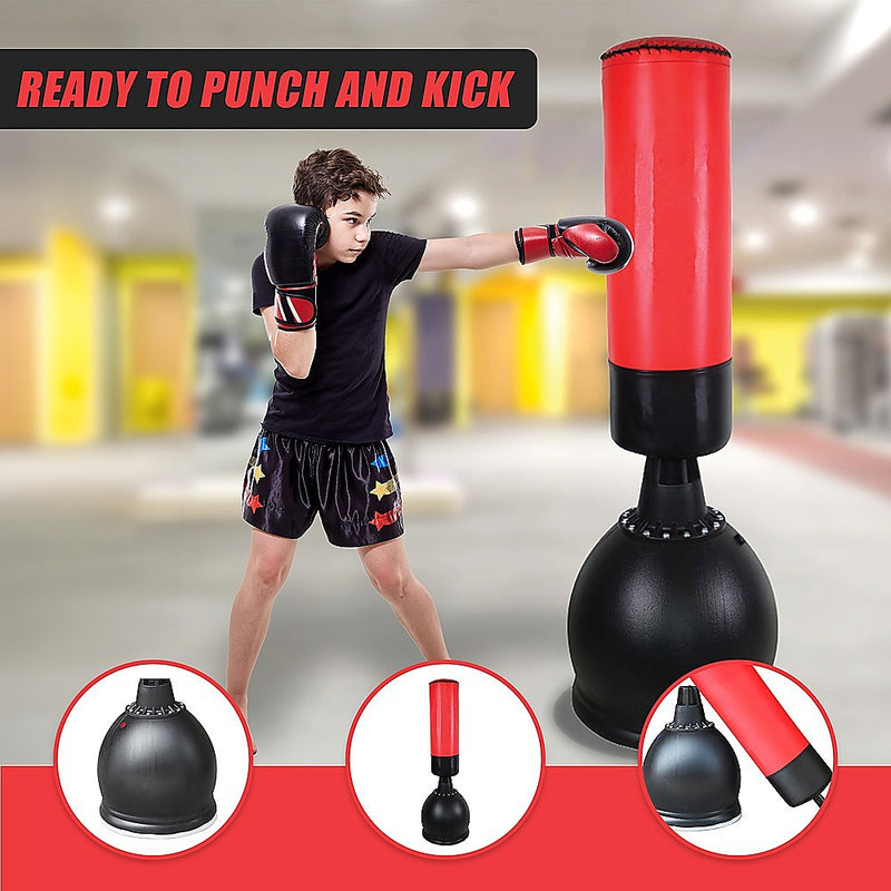 Danoz Fitness - 165CM Boxing Punching Bag Free Standing - Incl. Delivery