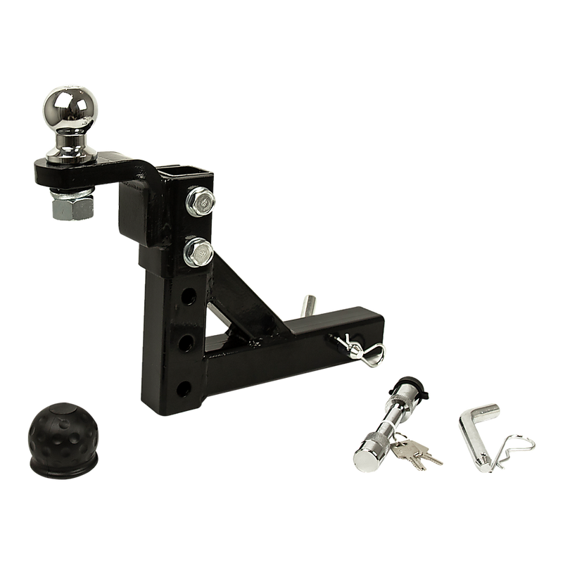 Danoz Cars - Adjustable Tow Bar Tongue Hitch 50mm Ball Towbar Drop Trailer Caravan 4WD- Incl. Delivery
