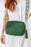 Vegan PU Leather Miami Crossbody - Jungle Green