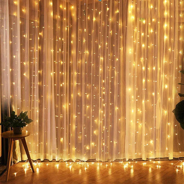 Danoz Xmas🎅 Christmas Lights Curtain Garland