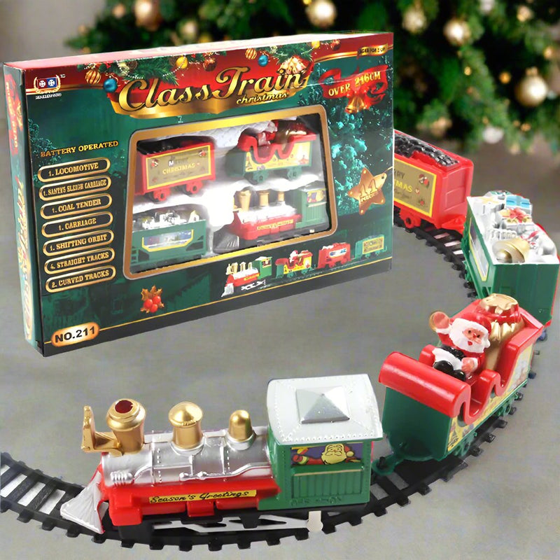 Danoz Xmas🎅 Realistic Christmas Electric Train Set
