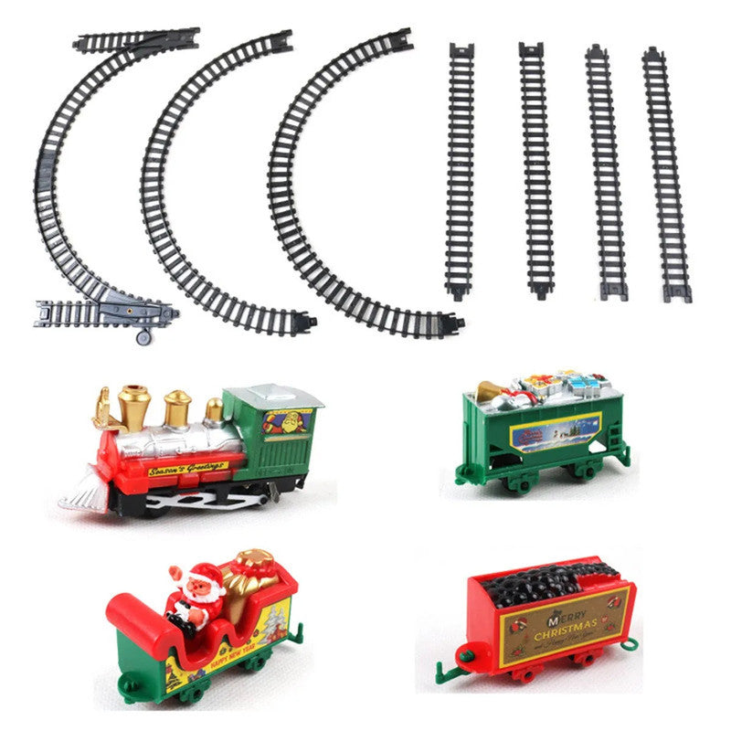 Danoz Xmas🎅 Realistic Christmas Electric Train Set