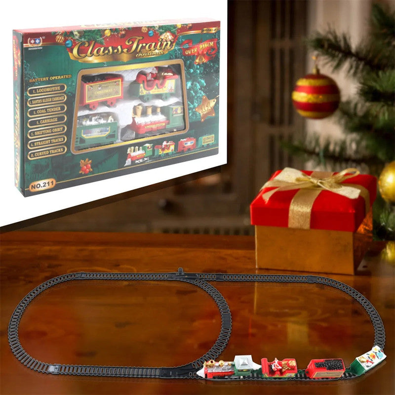 Danoz Xmas🎅 Realistic Christmas Electric Train Set
