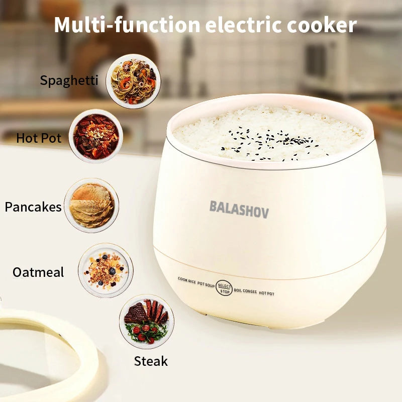 Danoz Appliances - NNEOBA 1.8L Multifunctional Electric Mini Rice Cooker