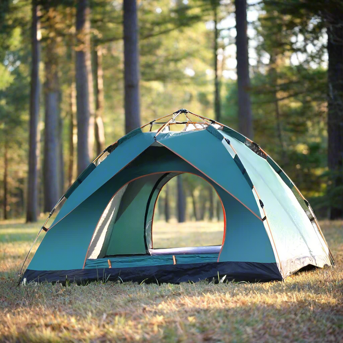 Danoz Camping - 2-3 people Double door tent grass green 200 * 150 * 110cm